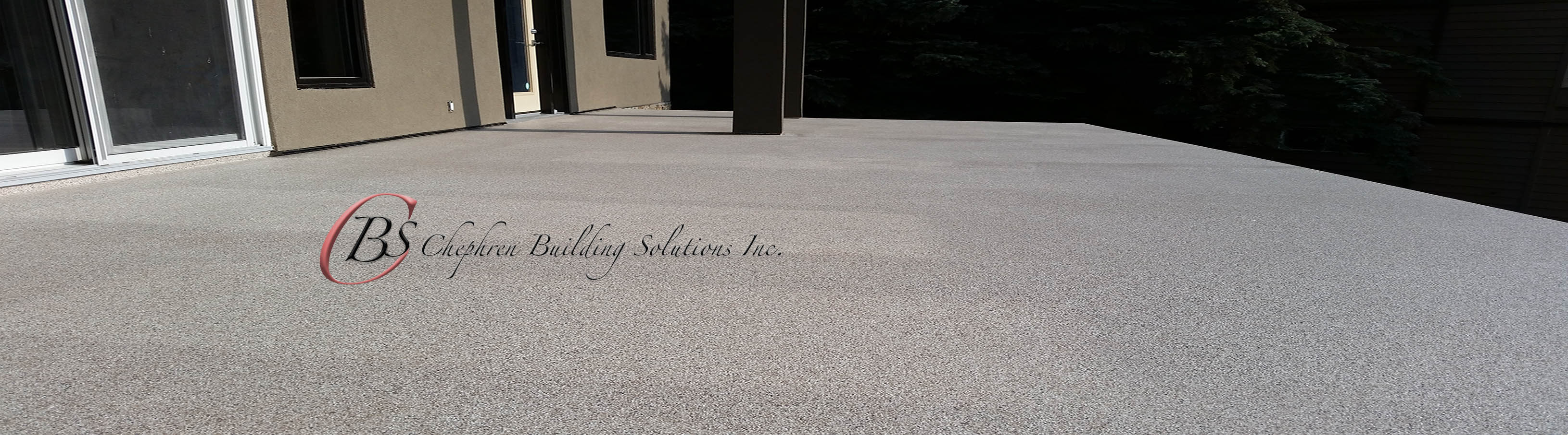 Roof Deck coated with flexstone
